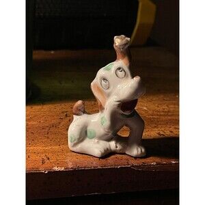 VTG Japanese puppy ceramic figurine